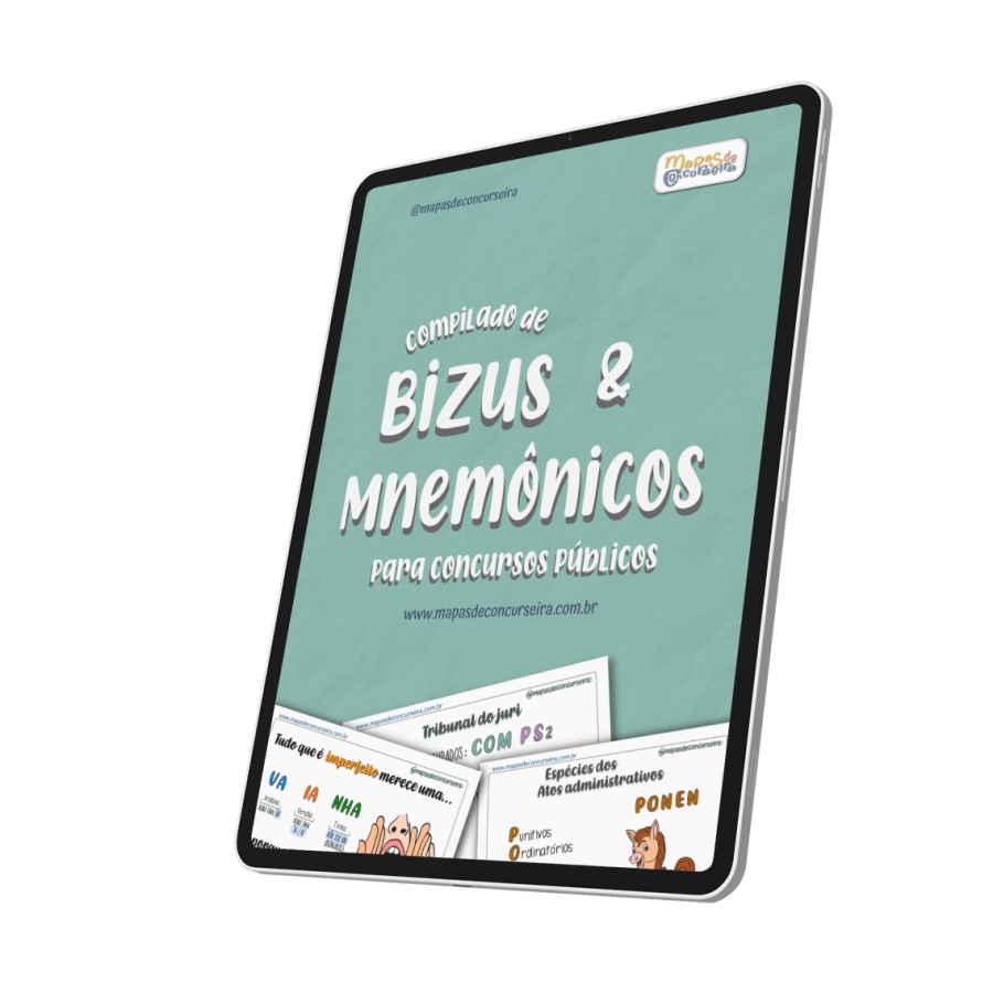 Compilado de Bizus e Mnemônicos para concursos públicos